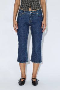 Dr Denim Kaya Capri Dark Retro Vintage Jeans - The Mercantile London