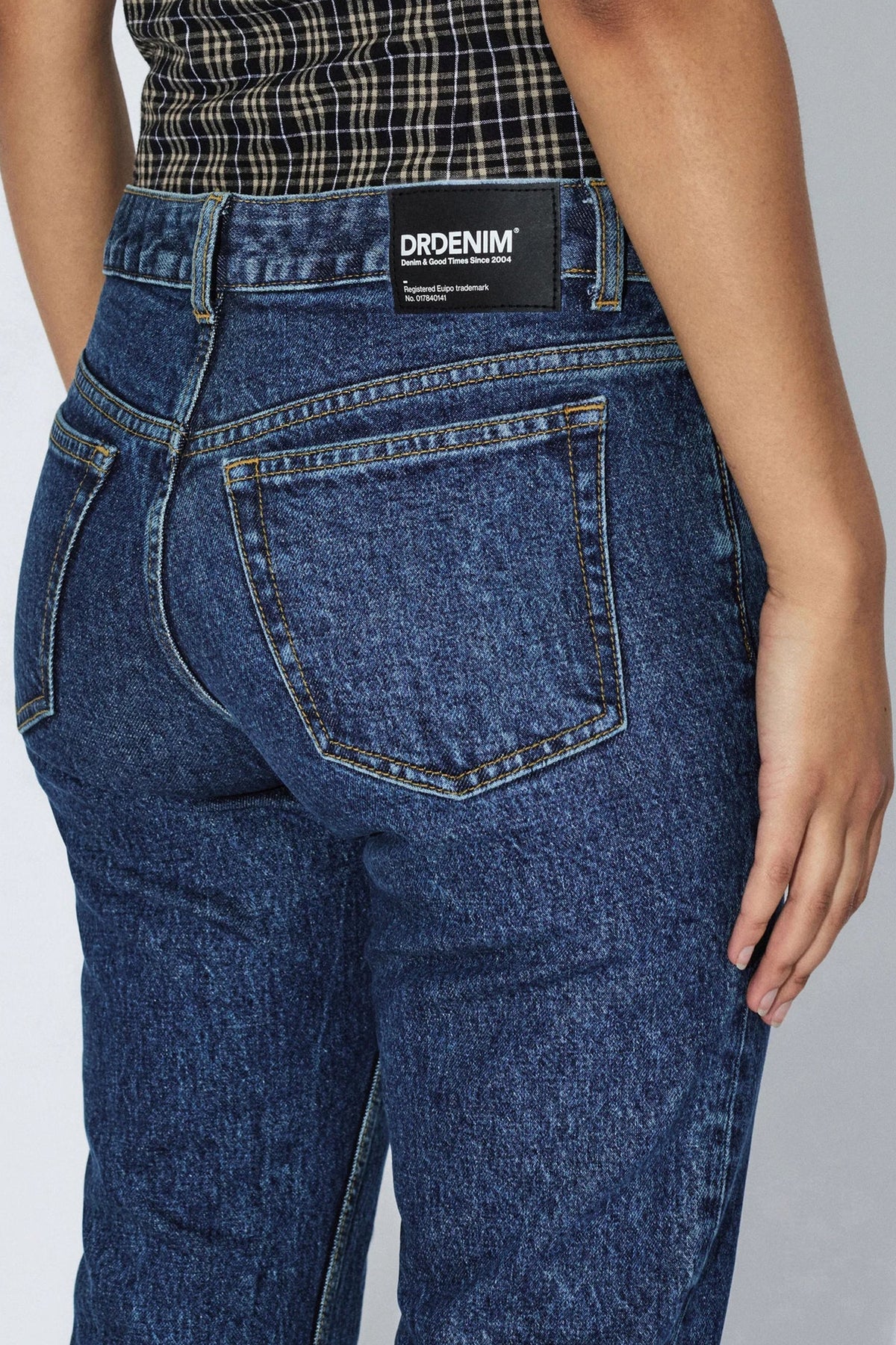 Dr Denim Kaya Capri Dark Retro Vintage Jeans - The Mercantile London