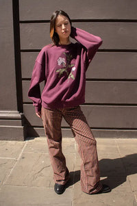 Numph Kelsa Fig Sweatshirt