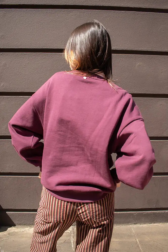 Numph Kelsa Fig Sweatshirt