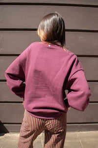 Numph Kelsa Fig Sweatshirt