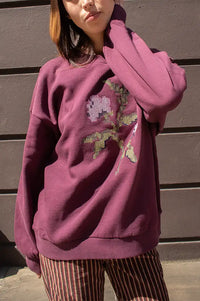 Numph Kelsa Fig Sweatshirt