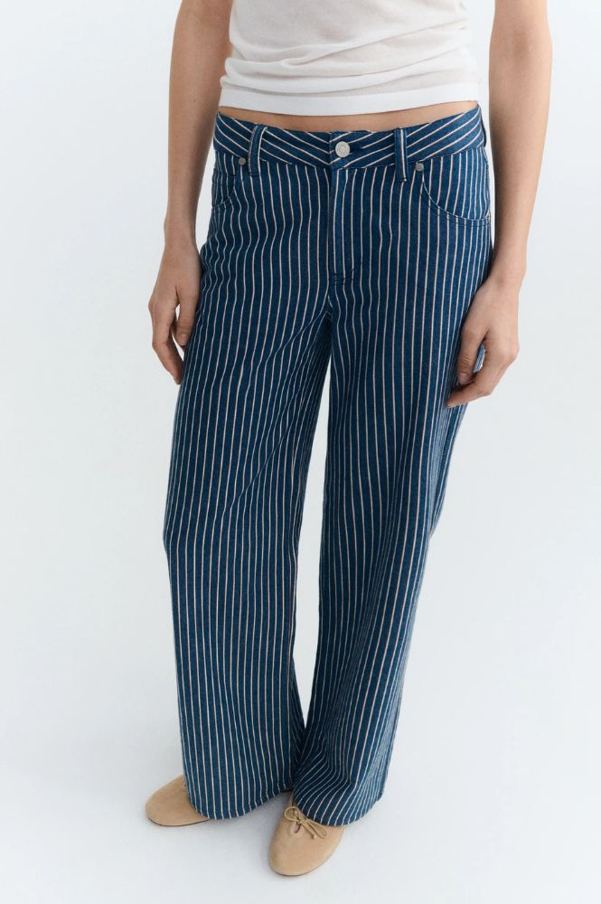 Thinking Mu Kettan Railway Stripes Jeans - The Mercantile London
