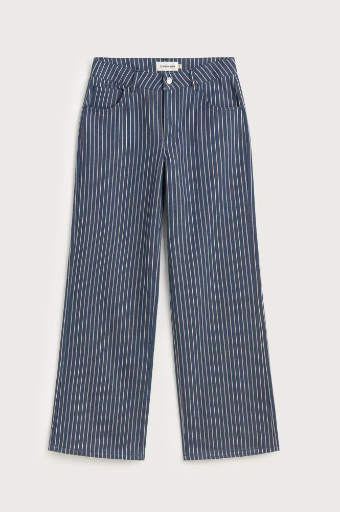 Thinking Mu Kettan Railway Stripes Jeans - The Mercantile London