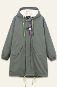 Orfeo Billy Khaki Hooded Coat