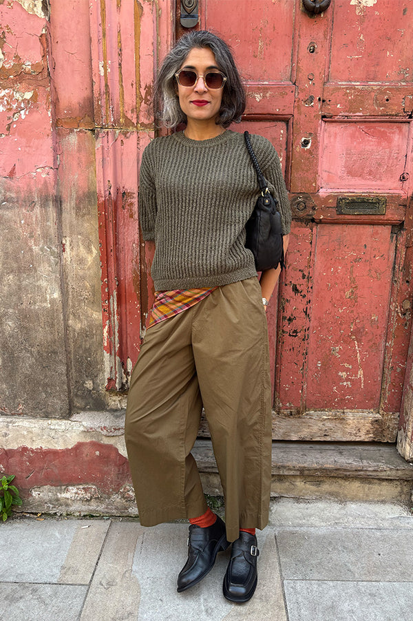 Numph Mirandi Grape Leaf Jumper - The Mercantile London