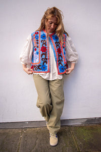 ICHI Olia Oil Green Jeans