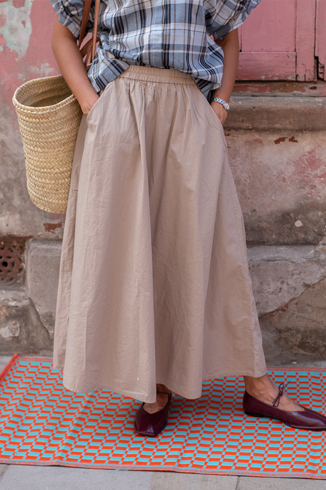 Project AJ117 Hailey Khaki Skirt - The Mercantile London