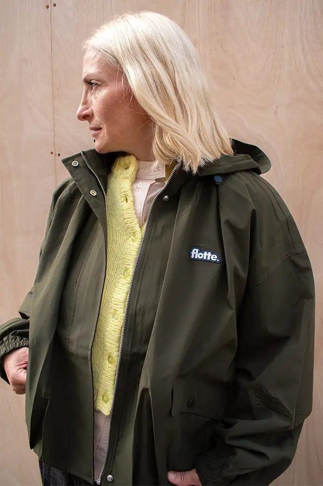 Flotte Garance Khaki Waterproof Jacket