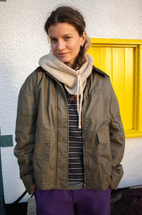 ICHI Ganilo Beech Green Jacket - The Mercantile London