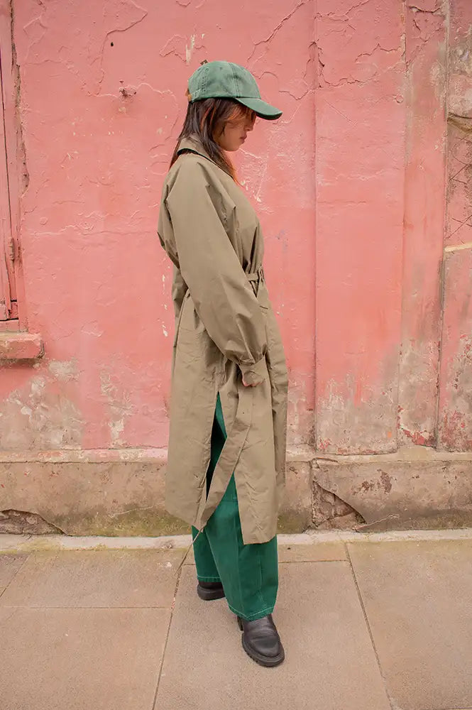 Flotte Madeleine Kaki Rain Trench - The Mercantile London