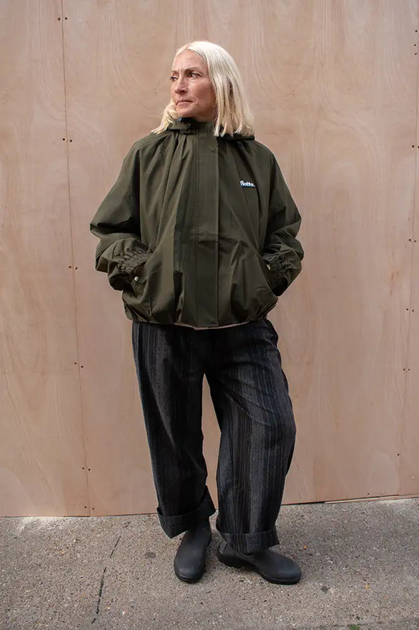Flotte Garance Khaki Waterproof Jacket