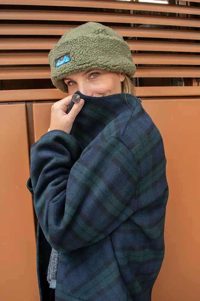 Kavu Fur Ball Moss Beanie