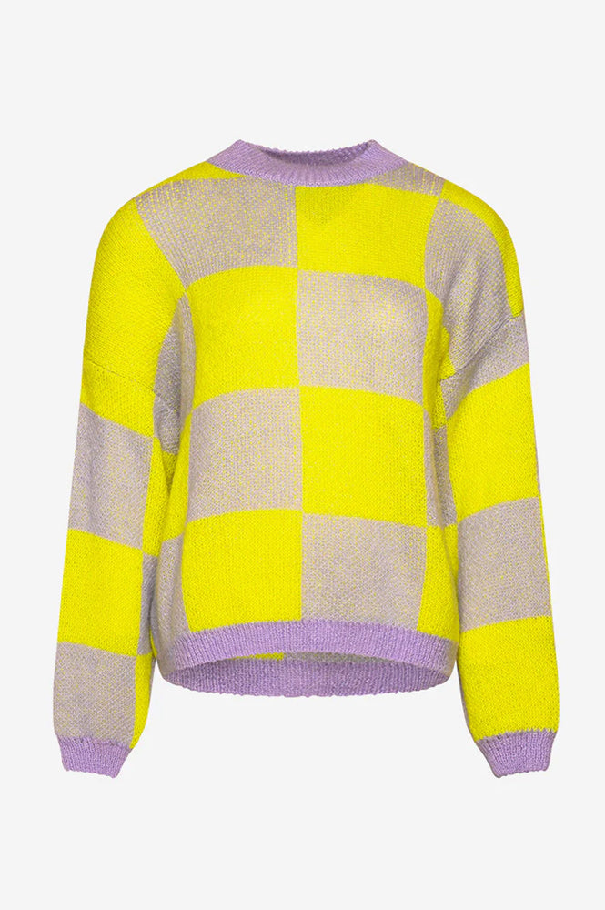 Noella Kiana Lilac & Yellow Mix Sweater - The Mercantile London