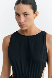 Thinking Mu Kin Black Dress - The Mercantile London