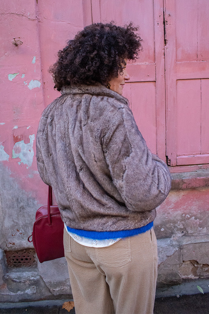 Object Klara Morel Faux Fur Coat