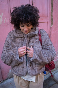 Object Klara Morel Faux Fur Coat