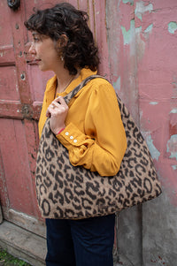 Baum Und Pferdgarten Kleova Camel Leopard Shoulder Bag - The Mercantile London
