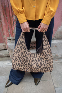 Baum Und Pferdgarten Kleova Camel Leopard Shoulder Bag - The Mercantile London