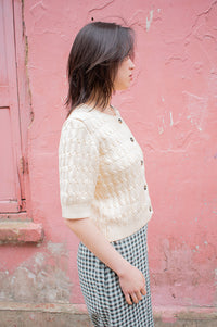 Basic Apparel Minie Whisper White Cardigan - The Mercantile London