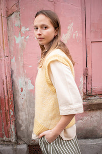 Maison Anje Breko Yellow Vest - The Mercantile London
