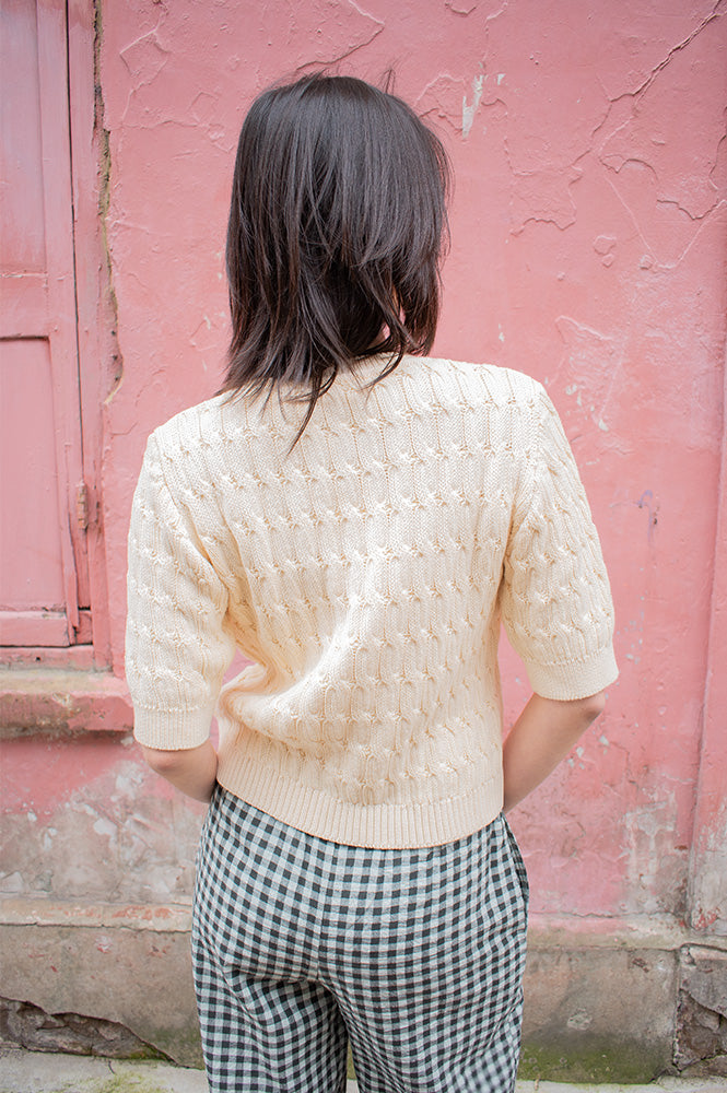 Basic Apparel Minie Whisper White Cardigan - The Mercantile London