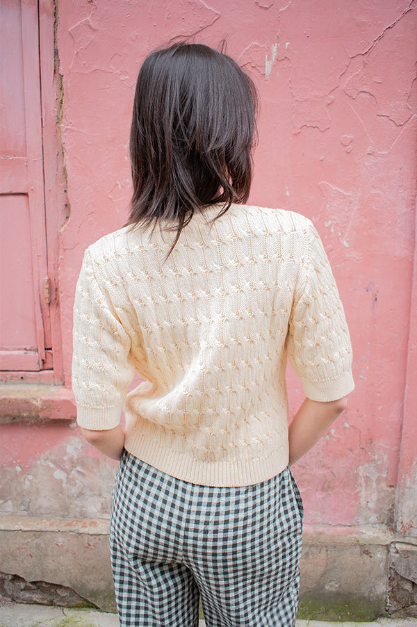 Basic Apparel Minie Whisper White Cardigan - The Mercantile London