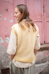 Maison Anje Breko Yellow Vest - The Mercantile London