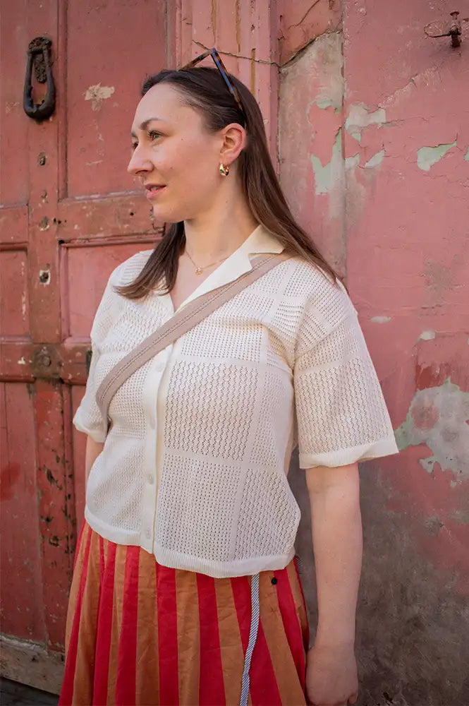 Fransa Amina Whisper White Cardigan - The Mercantile London