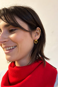 Lunar Mini Ring Link Earrings - The Mercantile London
