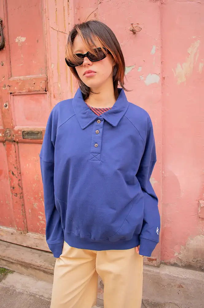 Komodo Rugs Blue Sweatshirt - The Mercantile London