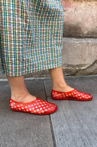 JuJu Kris Red Jelly Shoes