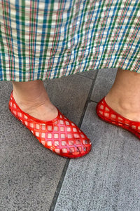 JuJu Kris Red Jelly Shoes