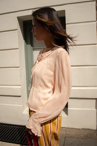 An'ge Siona Nude Blouse