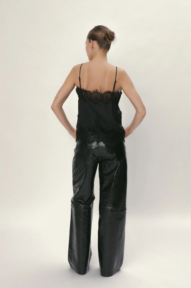 Stella Nova Underlayer Black Lace Top - The Mercantile London