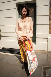 An'ge Siona Nude Blouse