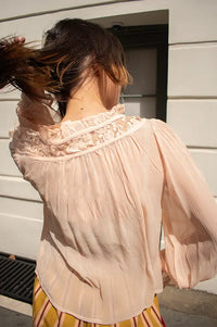 An'ge Siona Nude Blouse