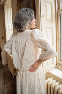 Faune Jean Oyster Lace Top - The Mercantile London