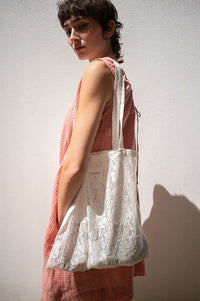 Daphne Lace Tote Bag