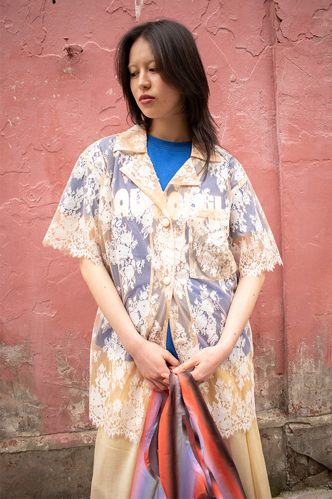 Baum Und Pferdgarten Mannica Frappe Lace Shirt - The Mercantile London