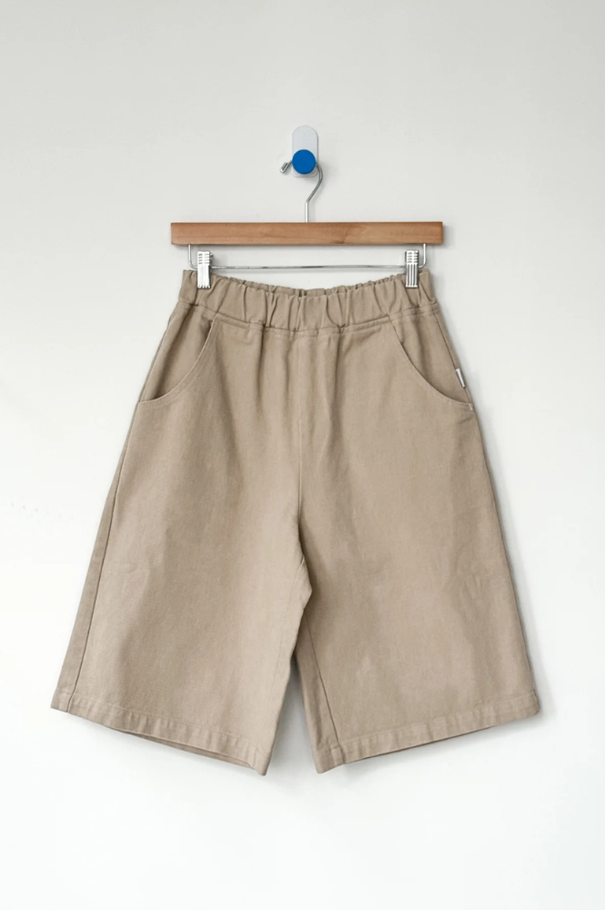 Le Bon Shoppe Liam Taupe Bermuda Shorts