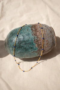 Shyla Venus Slim Lapis Necklace
