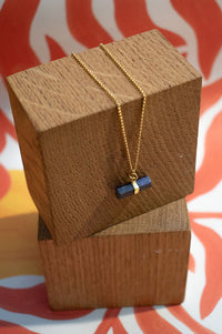 Ash London Ditta Necklace Lapis Lazuli - The Mercantile London