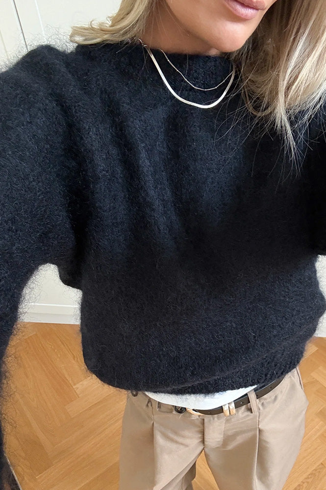 Noella Latora Navy Mohair Jumper
