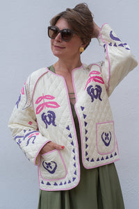 Lolly's Laundry Wilma Creme Jacket - The Mercantile London