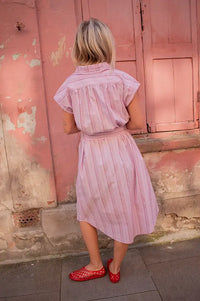 Lolly's Laundry Bey Lilac Stripe Shirt Dress - The Mercantile London