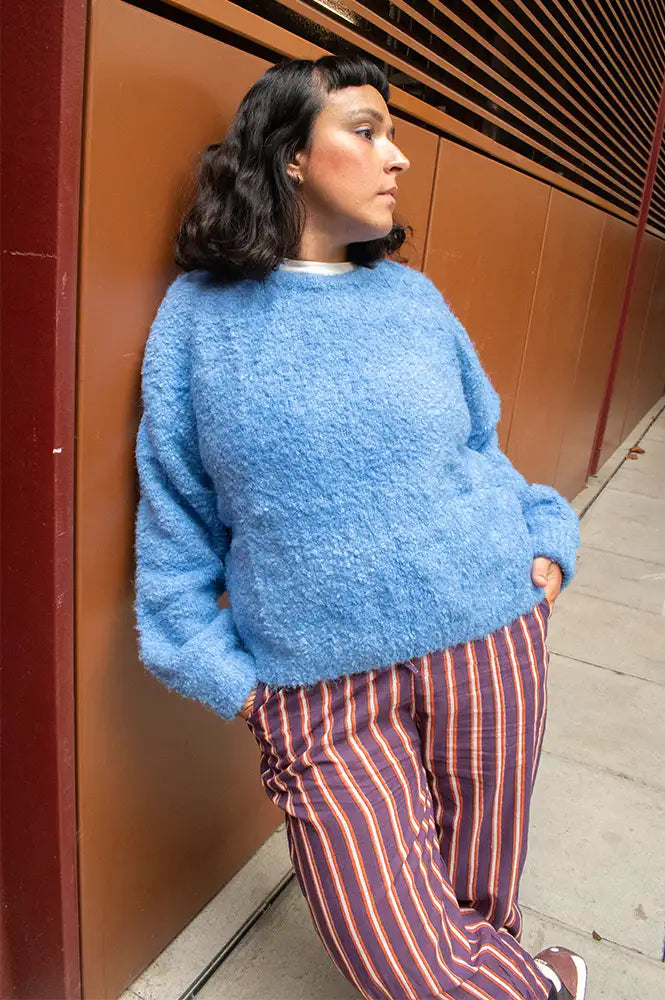 FRNCH Sapporo Blue Lavender Jumper