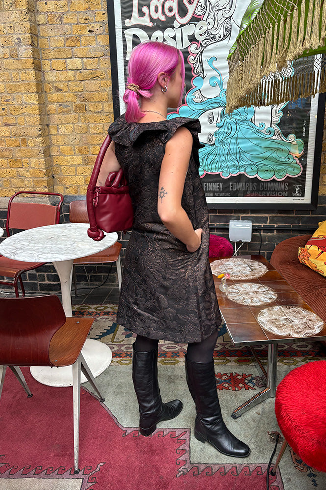 Numph Lika Black Coffee Dress - The Mercantile London