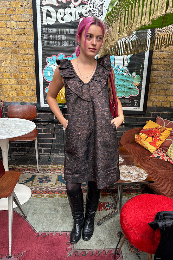 Numph Lika Black Coffee Dress - The Mercantile London