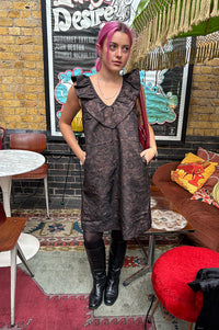 Numph Lika Black Coffee Dress - The Mercantile London